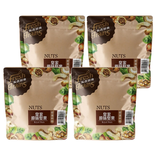 長青穀典 皇家原味堅果, 低溫烘焙, 220g, 4包