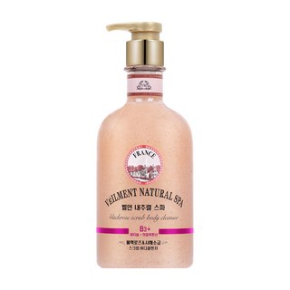 VEILMENT 蓓蔓 賦活沐浴露 黑玫瑰以色列死海鹽, 兩效合一去角質, 含磨砂顆粒更新柔嫩肌膚, 法國黑玫瑰精萃散發玫瑰香氛, 600g, 1瓶