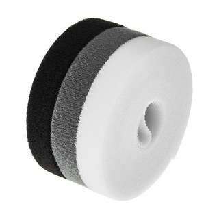 코멧 홈 찍찍이 케이블타이 3 m 3종 컬러 세트, 블랙+화이트+그레이, 1세트