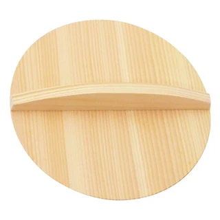 市原木工所 無塗裝原木 落蓋 24cm 鍋蓋 日本雲杉, 1個