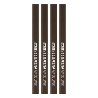 CLIO 珂莉奧 EXTREME 方管眼線膠筆 0.35g, 01黑棕色, 1支, 4支