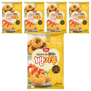 Dongwon 東遠 細麵包粉, 5個, 450g