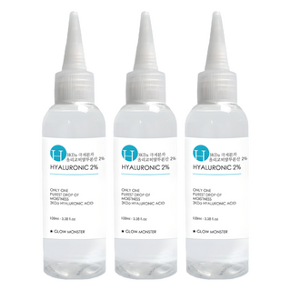 GLOW MONSTER 3Kda極低分子玻尿酸2%原液, 100ml, 3瓶