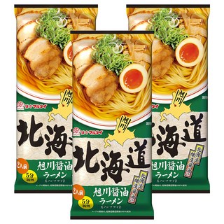 MARUTAI 丸太 北海道旭川醬油拉麵 2人份 212g, 3個