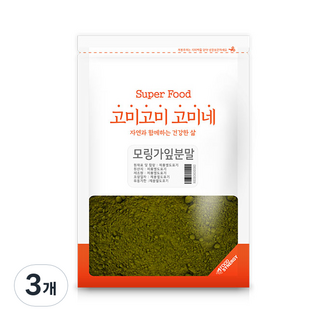 SUPERGOOD Gomine 辣木葉粉, 200g, 3個