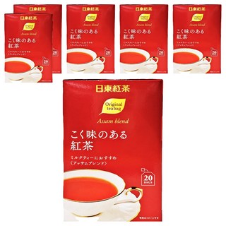 日東紅茶 原味紅茶茶包, 2g, 20包, 6盒