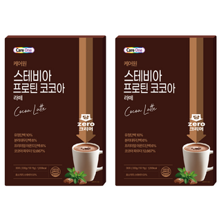 CareOn 甜菊蛋白可可拿鐵隨身包, 11g, 2個, 30入
