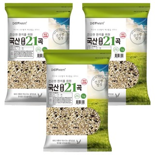 국산 혼합 21곡, 1kg, 3개