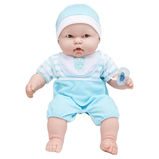 Berenguer 請抱抱我 寶寶照顧 短袖娃娃 50公分, 1個, 無表情 淺藍色 + 白色