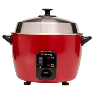尚朋堂 不鏽鋼電鍋 6人用, SSC-06KR, 紅色
