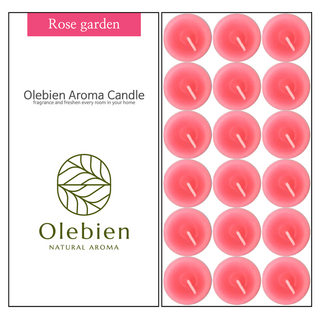 올레비엔 아로마캔들, 로즈가든, 14g, 18개