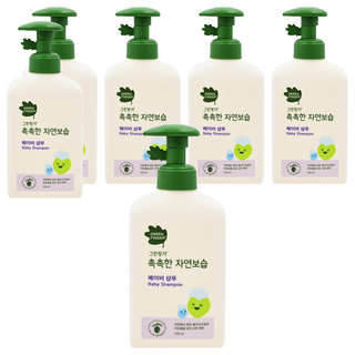 GREEN FINGER 綠手指 嬰兒保濕洗髮精 三效保濕 添加西班牙初榨橄欖油, 320ml, 6瓶