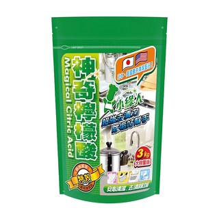 小綠人 神奇檸檬酸, 3kg, 1袋