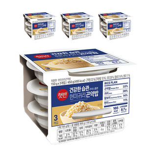 CJ Hetbahn 糙米燕麥蒟蒻飯, 12個, 150g