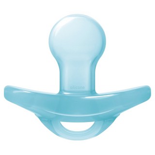 NUK SENSITIVE安撫奶嘴 100%柔軟矽膠, 0-6個月, 藍色, 1個