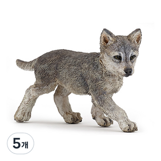 papo 幼狼公仔 50162, 5個