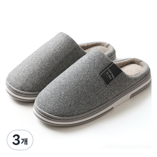 알로데 선라이트 층간소음 방지 거실화, TYPE01 라이트 그레이, 3개