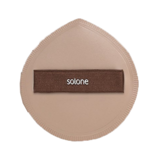 Solone 台灣公司貨 彈力訂製舒芙蕾海綿, 1個, 加大可可水滴