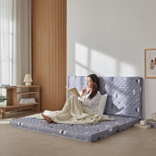 sky shop 韓國製造 Sensible 頂級三折床墊, 8cm, 灰色