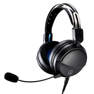 audio-technica 鐵三角 遊戲專用耳機麥克風組 原廠保固, ATH-GL3, 黑色