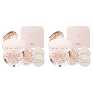 에이지투웨니스 디오리진 에센스 팩트 본품1개 12.5g + 리필1개 12.5g, 13호핑크라떼, 2개