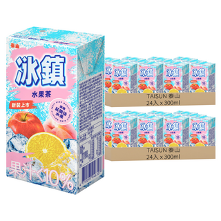 TAISUN 泰山 冰鎮 水果茶, 300ml, 48入