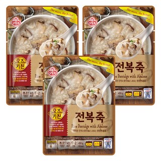 OTTOGI 不倒翁 即食鮑魚粥, 450g, 3包