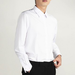 CAMEMBERT 男款防皺彈力長袖修身襯衫