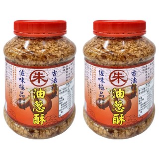朱記餡餅粥 古法精緻油蔥酥, 600g, 2瓶