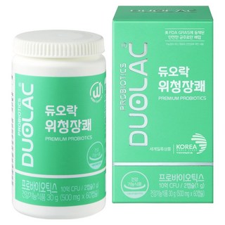 듀오락 위청장쾌 프로바이오틱스 유산균, 60정, 1개