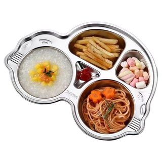 사라사 304스텐 유아 식판, 자동차, 단품, 1개