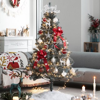 聖誕樹燈泡裝飾全套組, 混色，1.6米