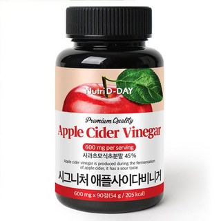 Nutri D-DAY 優質蘋果醋錠, 90顆, 1罐