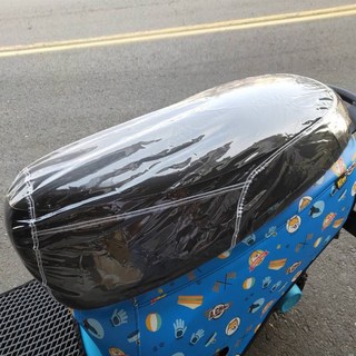 PGO 透明防水坐墊套, 透明色, 不適用, 1個