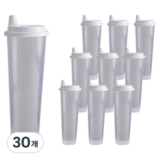 바나나빌딩 일상곳곳 다회용 밀폐용기 물컵, 30개, 1L