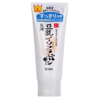 SANA 莎娜 豆乳美肌清爽洗面乳，蓬鬆柔軟泡沫，調理肌膚，無香料、色素與礦物油, 150g, 1條