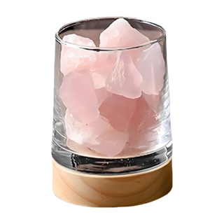 Mass 生活好物 燈座擴香石 無火香薰鹽燈(開運擺飾/療癒放鬆/多功能居家裝飾) 1入, 7.6 x 10cm, 粉水晶