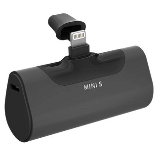 HONG JIN 宏晉 口袋型行動電源 4500mAh USB-C, HJ-MINI S, 爵士黑