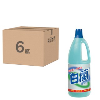 白蘭 漂白水, 1.5L, 6瓶