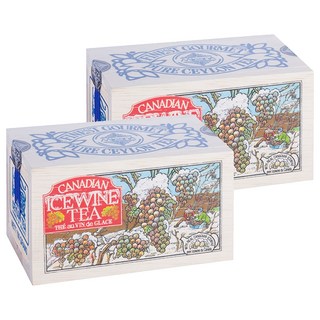 MlesnA 曼斯納 木盒裝加拿大冰酒風味紅茶葉, 100g, 1入, 2個