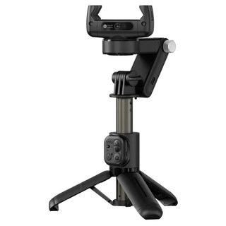 CYKE AI智能追蹤跟拍手機穩定器/手持雲台/藍牙自拍棒/直播三腳架, Q19, 黑色, 1個