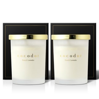 COCODOR 珂珂朵爾 大豆蠟燭 中罐, 法國薰衣草, 220g, 2個