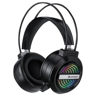 DTAudio STRYX 頭戴式無線電競耳機, 黑色, PC-GH3M01-BLK