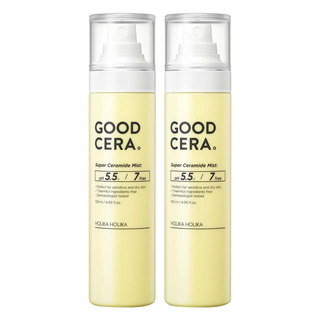 HOLIKA HOLIKA Good Cera 超級神經醯胺保濕噴霧 pH5.5 低刺激弱酸性 敏感肌適用, 120ml, 2瓶