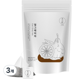 伯爵茶立體茶包, 50入, 1g, 3個