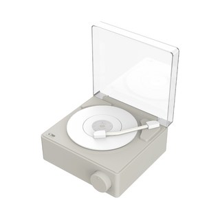 부이 인테리어 오브제 턴테이블 블루투스 무선 스피커 booie-x11, booie-x11-GY, GRAY