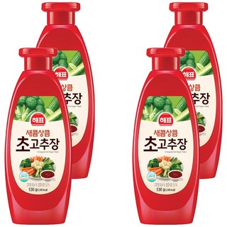 Haepyo [Sajo Daerim] Haepyo Sunchanggung Chogochujang, 530g, 4瓶