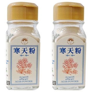 新光洋菜 寒天粉 海洋蔬菜膠凝劑, 30g, 2瓶