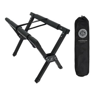 KZM OUTDOOR 新冰箱架含收納袋 50 x 40 x 33cm 1.4kg, 1個, 黑色