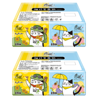 春風 春風貓袖珍包面紙 10抽, 30包, 2袋